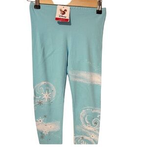 NWT Disney Frozen Elsa leggings sz7